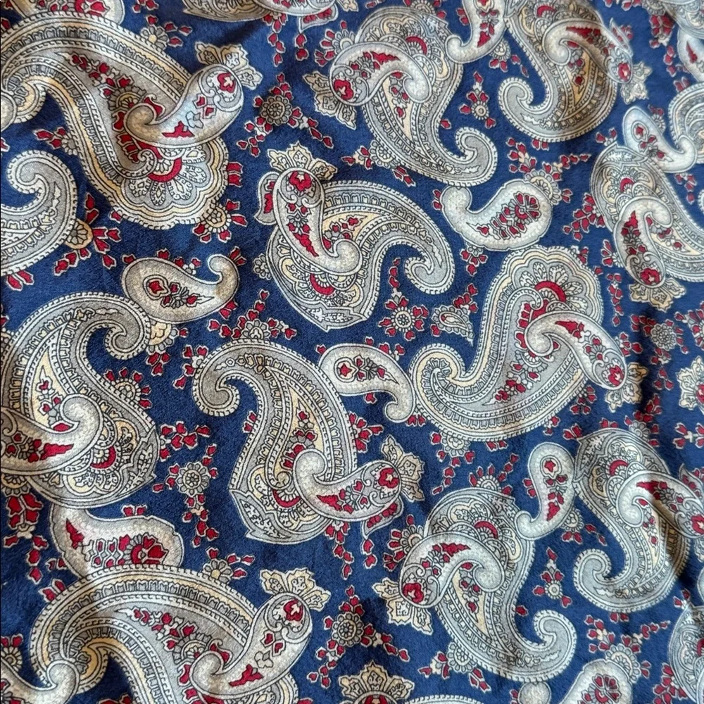 Echo paisley silk scarf